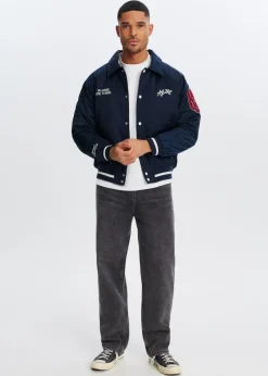 Jassen<The Sting Varsity jack college donkerblauw