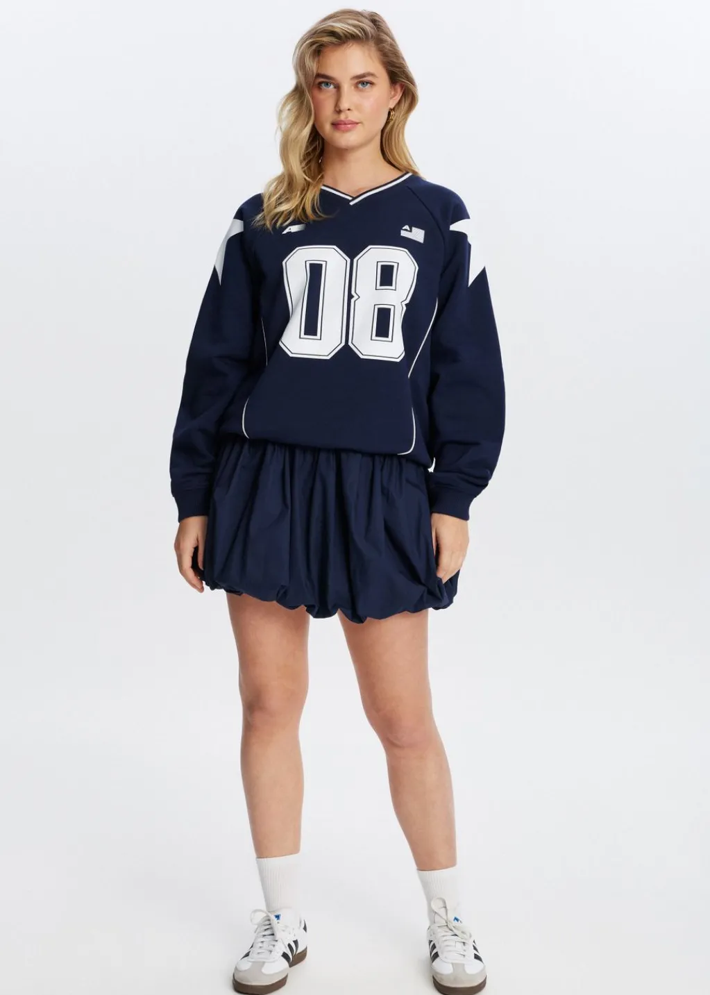 Sweaters En Hoodies<The Sting Varsity sweater donkerblauw