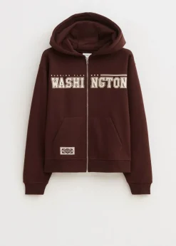 Truien En Vesten<The Sting Varsity vest donkerbruin
