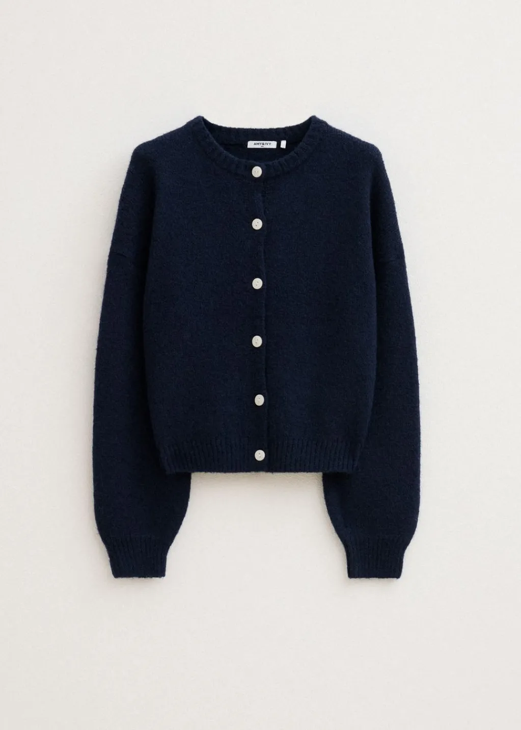 Truien En Vesten<The Sting Vest met balloon mouwen donkerblauw