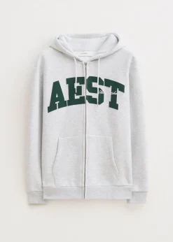 Sweaters En Hoodies|Truien En Vesten<The Sting Vest met merk grijs, licht melee