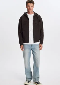 Sweaters En Hoodies|Truien En Vesten<The Sting Vest met merk donkerbruin