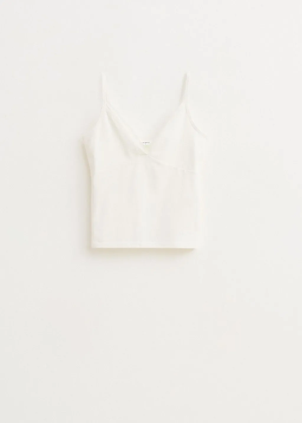 Basics|Singlets<The Sting V-hals singlet met kant wit, off-white