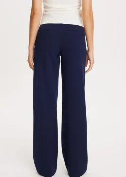 Basics|Broeken<The Sting Wijde broek donkerblauw
