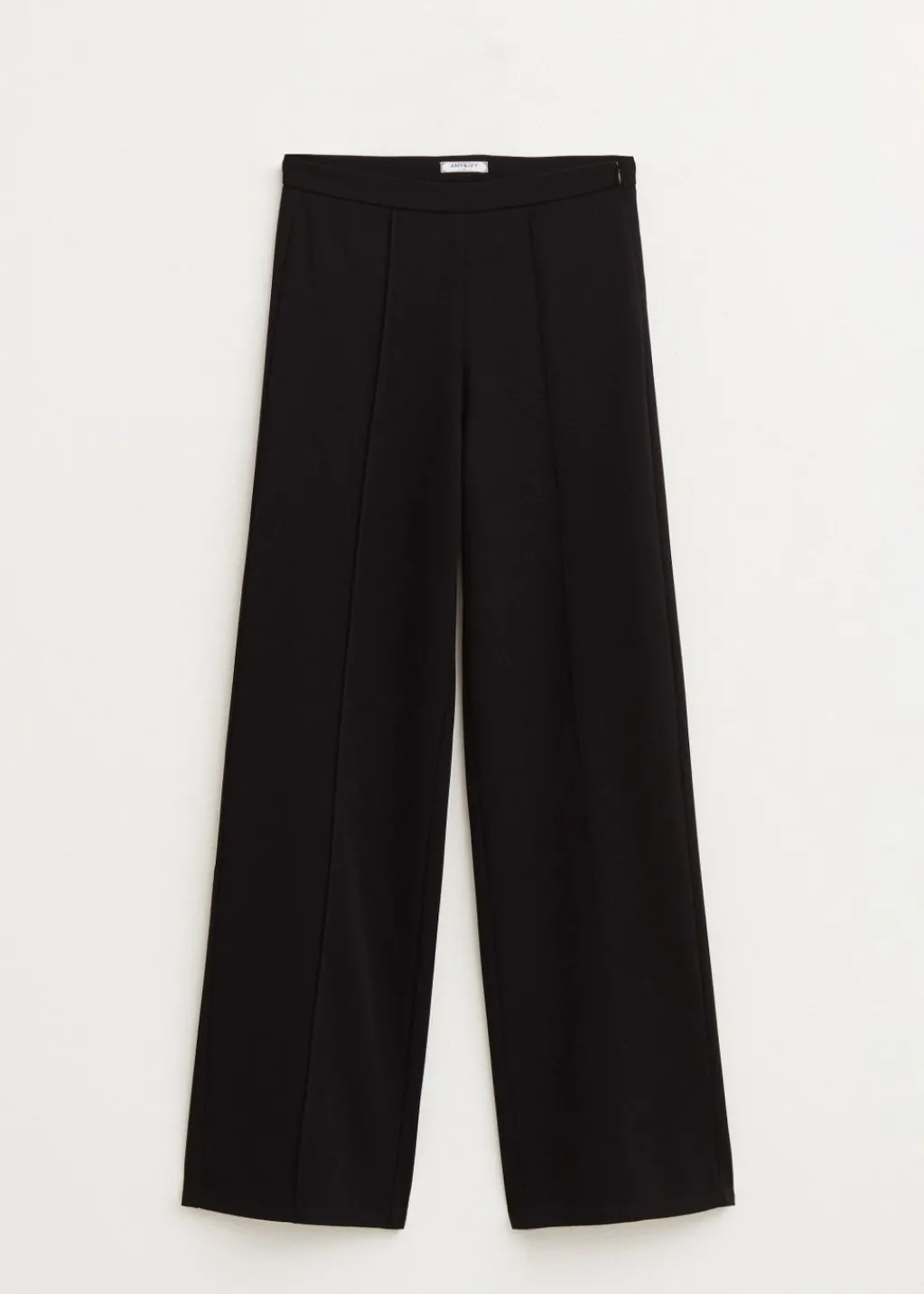 Basics|Broeken<The Sting Wijde broek zwart