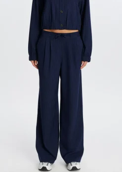 Broeken<The Sting Wijde broek met plooien meerkleurig