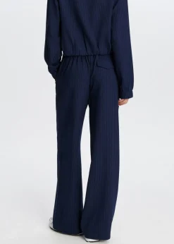 Broeken<The Sting Wijde broek met plooien meerkleurig